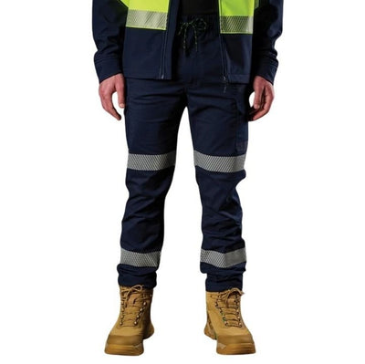 FXD WP-12T Reflective Taped Elastic Waist Stretch Ripstop Pants