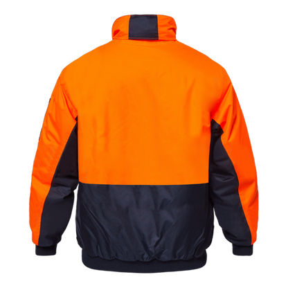 Workcraft WW9012 Thunder HiVis Modern Bomber Jacket
