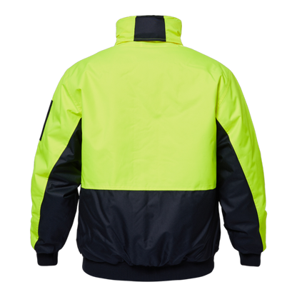 Workcraft WW9012 Thunder HiVis Modern Bomber Jacket