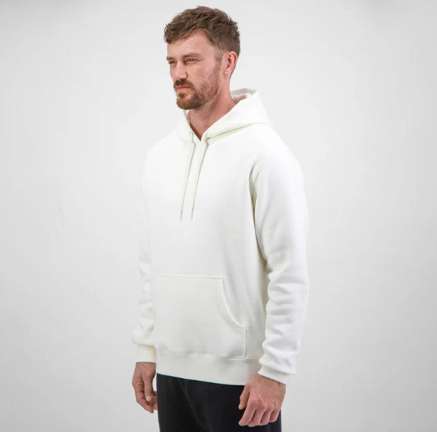 GOODMATES X2003M Mens Everyday Hoodie - Ecru - Angled View