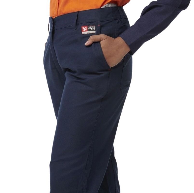 KingGee Y02320 Womens Shieldtec FR Flat Front Cargo Pant With Tape