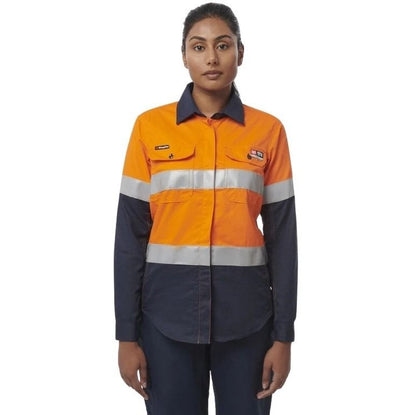 KingGee Y04050 Womens Shieldtec FR HiVis Shirt