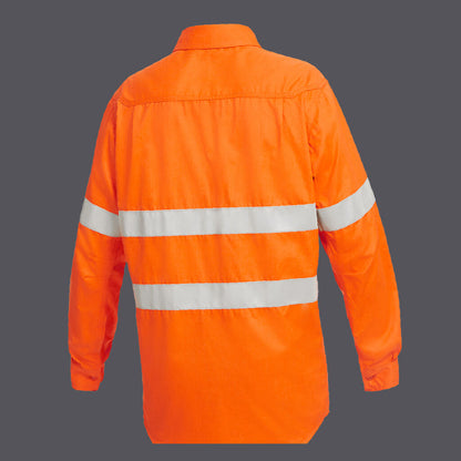 KingGee Y04150 Sheildtec FR Hi Vis Closed Front Taped Shirt