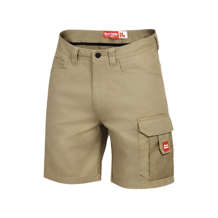Hard Yakka Y05066 Legends Shorts - Khaki - Front View