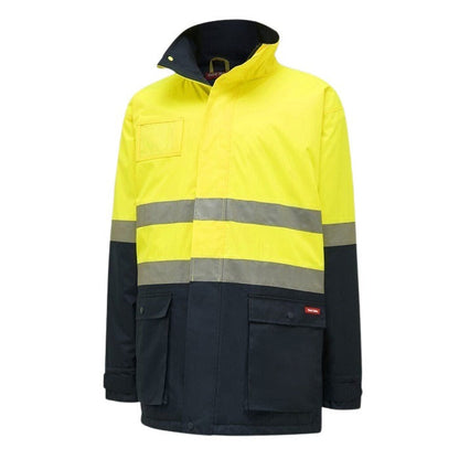 Hard Yakka Y06685 Core HiVis 2 Tone Taped Quilted Waterproof Jacket