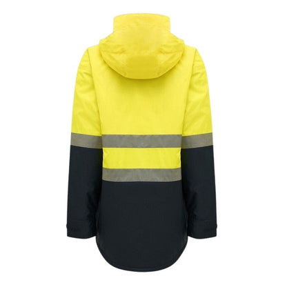 Hard Yakka Y06685 Core HiVis 2 Tone Taped Quilted Waterproof Jacket