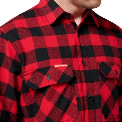 Hard Yakka Y07295 Long Sleeve Check Flannel Shirt