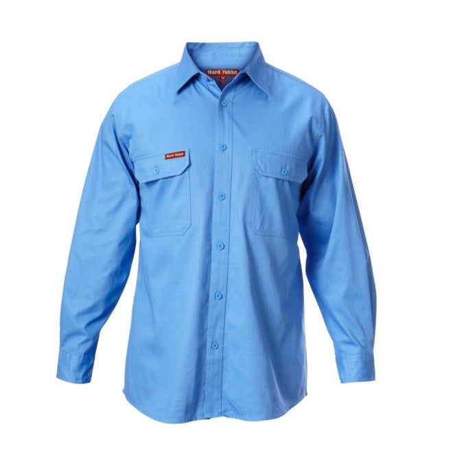 Hard Yakka Y07500 Cotton Drill Shirt Long Sleeve