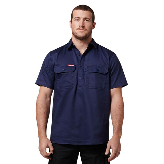 Hard Yakka Y07540 Short Sleeve Closed Front Shirt