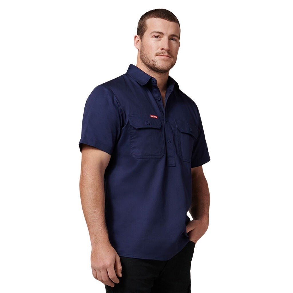 Hard Yakka Y07540 Short Sleeve Closed Front Shirt