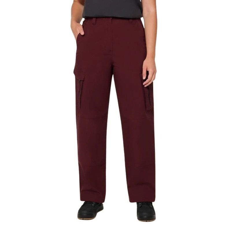 Maroon durable hard wearing Hard Yakka Y08150 Womens Edge Ripstop Pants