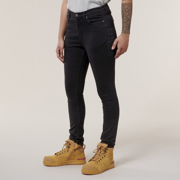 Hard Yakka Y08227 Women's High Waisted Slim Fit Jegging