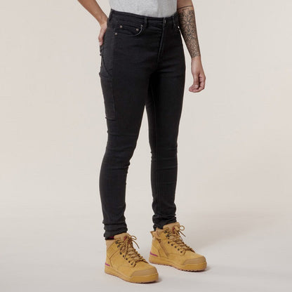 Hard Yakka Y08227 Women's High Waisted Slim Fit Jegging