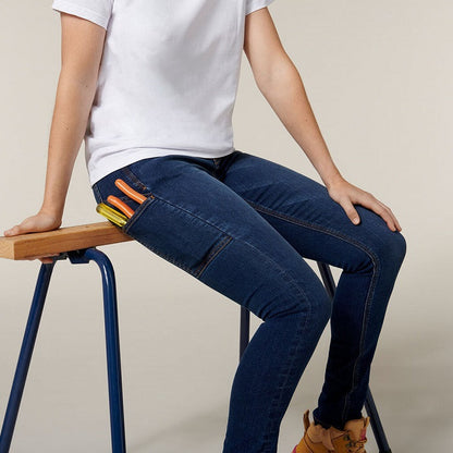 Hard Yakka Y08227 Women's High Waisted Slim Fit Jegging