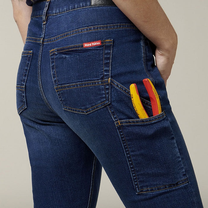 Hard Yakka Y08227 Women's High Waisted Slim Fit Jegging