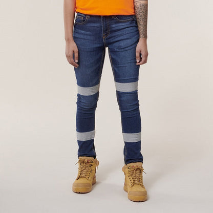 Hard Yakka Y08302 Women's High Waisted Slim Fit Jegging