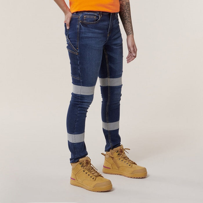 Hard Yakka Y08302 Women's High Waisted Slim Fit Jegging
