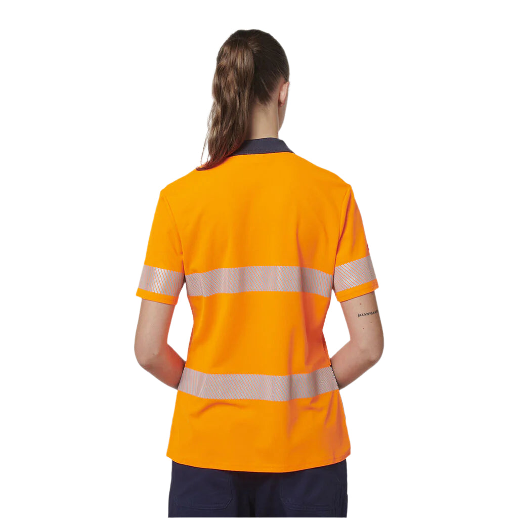 Hard Yakka Y08602 Womens Short Sleeve Hi Vis Taped Polo
