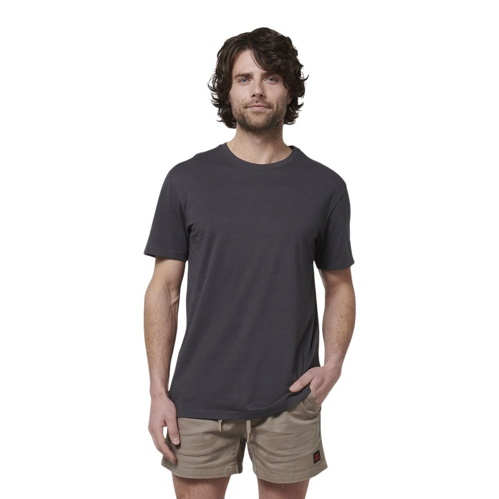 Hard Yakka Y19251 Core Tee - Charcoal - Alternative Angled View
