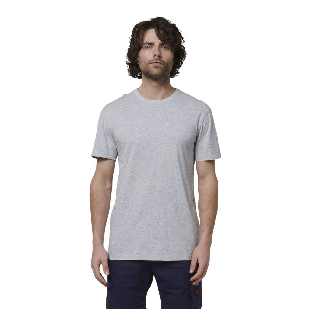 Hard Yakka Y19251 Core Tee - Grey Marle - Alternative Front View