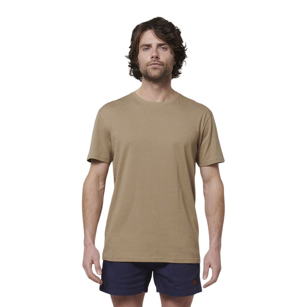 Hard Yakka Y19251 Core Tee - Khaki - Front View
