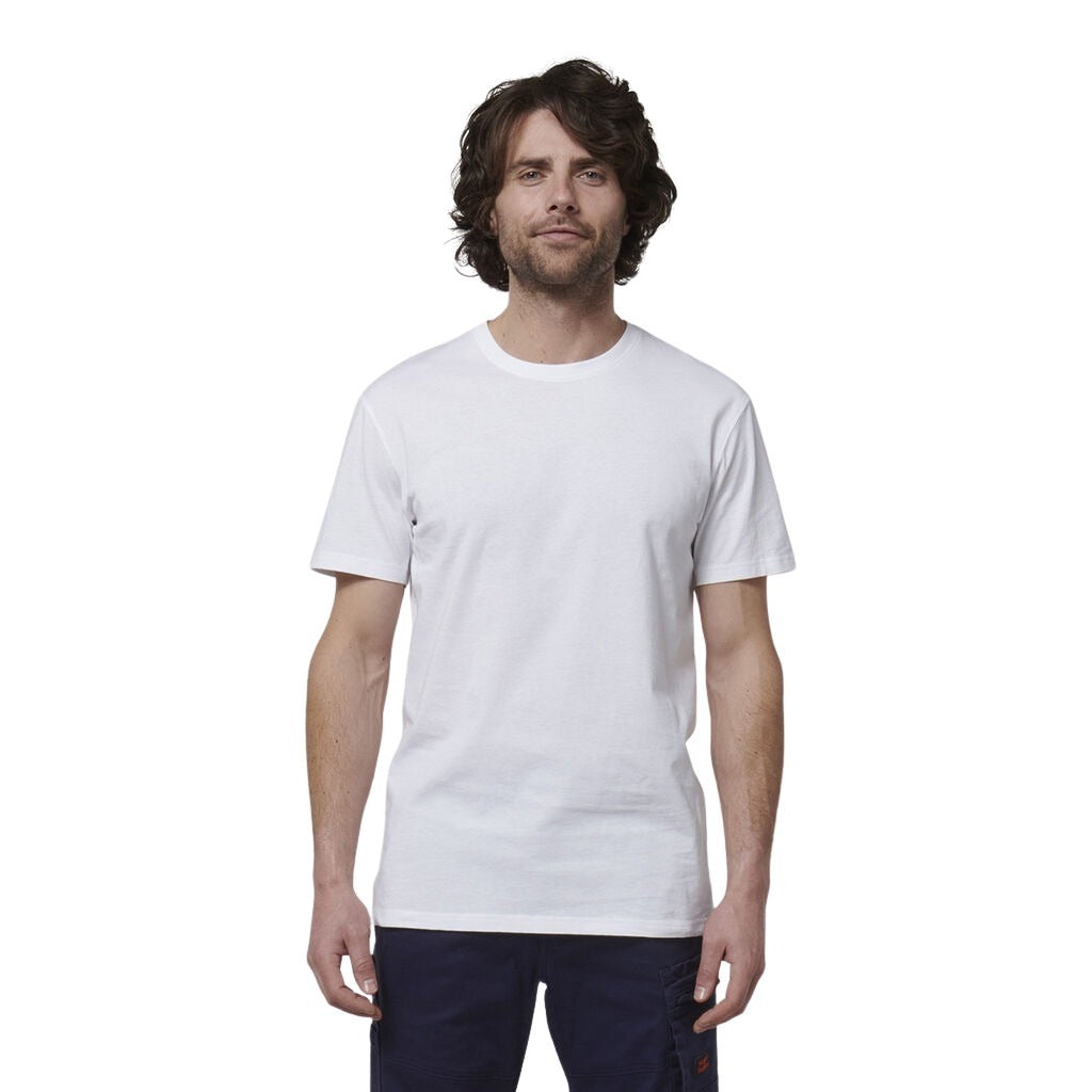 Hard Yakka Y19251 Core Tee - White - Front View