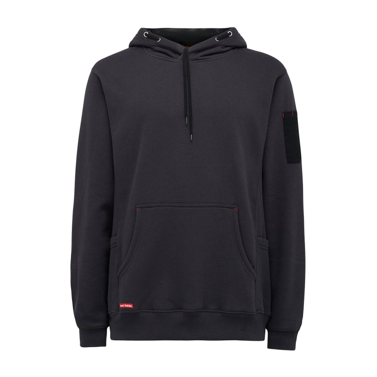 Hard Yakka Y19326 Brushed Fleece Hoodie - Charcoal - Front View