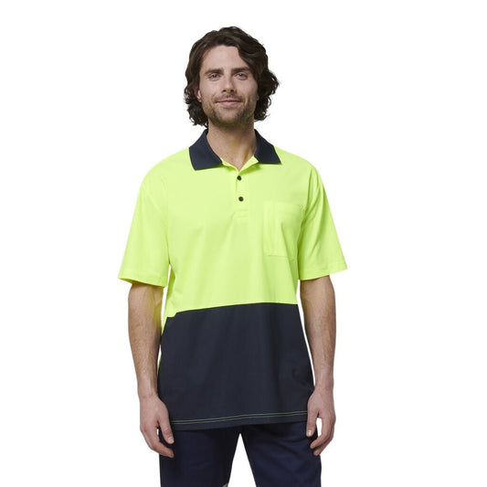 Hard Yakka Y19616 Mens Short Sleeve Hi Vis Polo