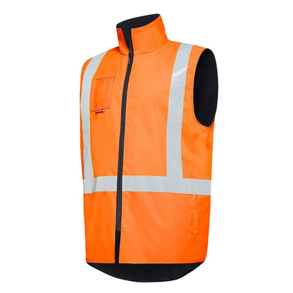 Hard Yakka Y21480 Hi Vis Taped All Weather Fleece Vest