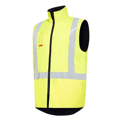 Hard Yakka Y21480 Hi Vis Taped All Weather Fleece Vest