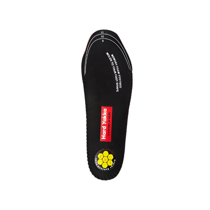 Hard Yakka Y60178 ERP Footbed Memory Foam Insoles