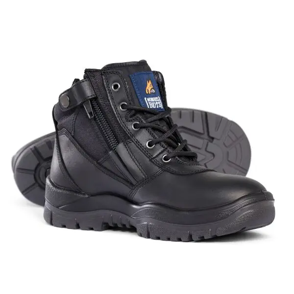 Mongrel 961020 Black Non Safety Zip Sider Boot - Image 2