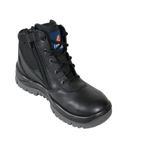 Mongrel 961020 Black Non Safety Zip Sider Boot - Image 3