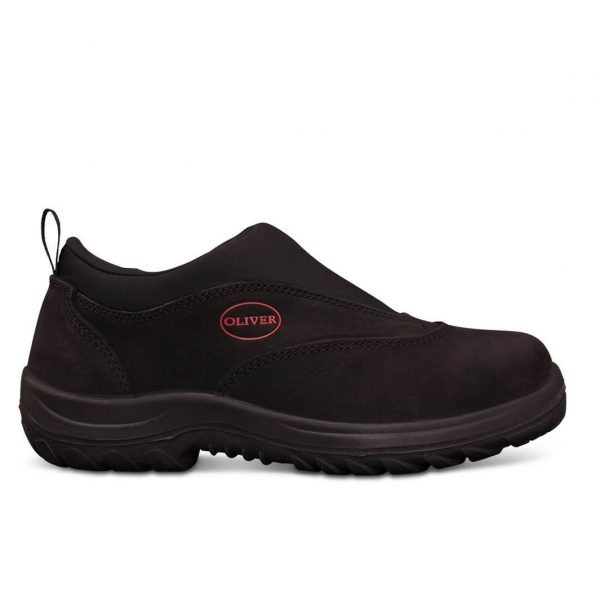 Oliver 34-610 Black Slip On Safety Shoe