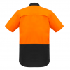Syzmik ZW815 Mens Rugged Cooling HiVis Spliced S/S Shirt - Image 8