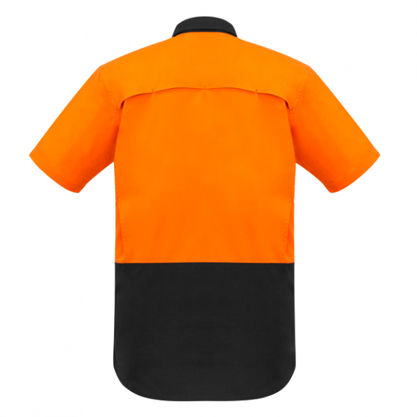 Syzmik ZW815 Mens Rugged Cooling HiVis Spliced S/S Shirt - Image 8