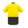 Syzmik ZW815 Mens Rugged Cooling HiVis Spliced S/S Shirt - Image 4
