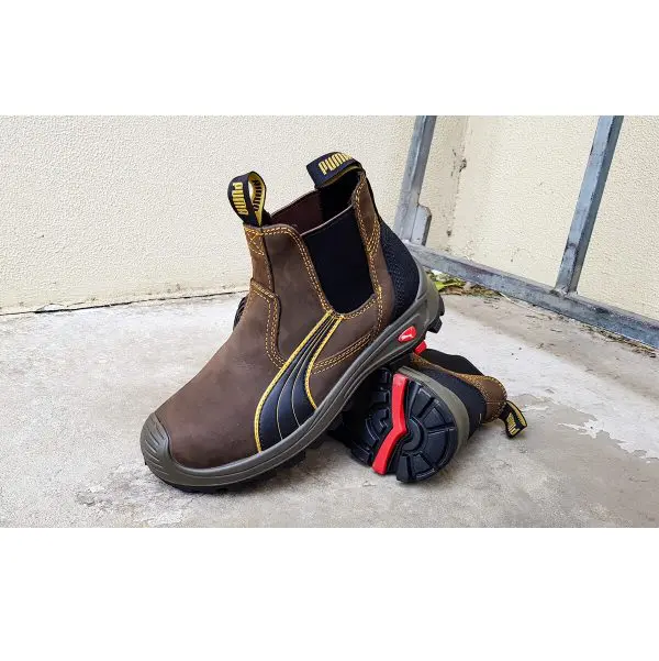 Puma 630267 Tanami Brown Unisex Composite Safety Boot - Image 7