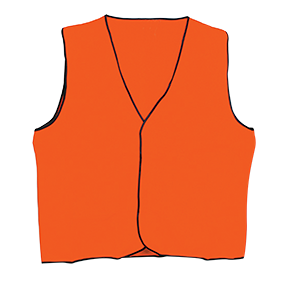 cheap work boots Maxisafe SVV602 orange vest