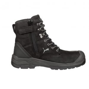 Puma 630737 Conquest Black Zip Side Waterproof Safety Boots