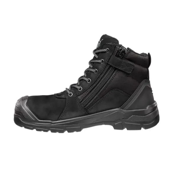 Puma 630797 Tornado Black Zip Side Composite Safety Boot - Image 3