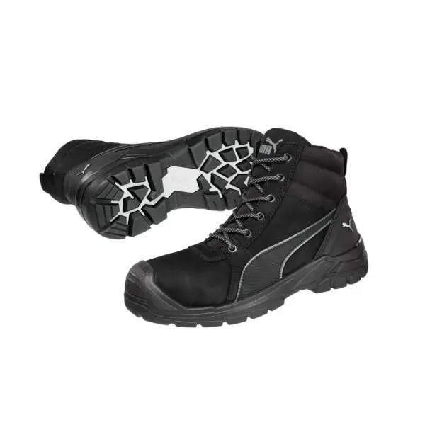 Puma 630797 Tornado Black Zip Side Composite Safety Boot - Image 4