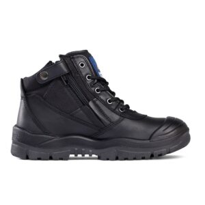 Mongrel 461020 Black ZipSider Safety Boot With Scuff