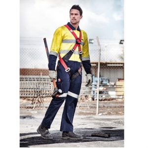 Syzmik ZC804 Mens Rugged Cooling HiVis Taped Overall