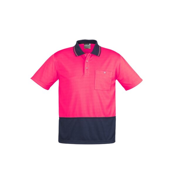 Syzmik ZH231 Unisex HiVis Basic Spliced S/S Polo - Image 13