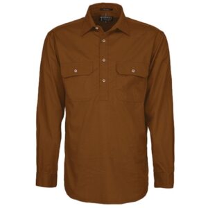 Pilbara RM200CF Mens Pilbara Closed Front L/S Shirt