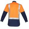Syzmik ZW124 Mens Hi Vis Spliced Industrial Shirt - Shoulder Taped - Image 4