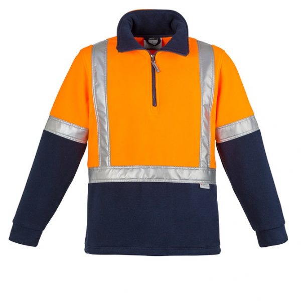 Syzmik ZT462 Mens HiVis Polar Fleece Jumper Shoulder Tape