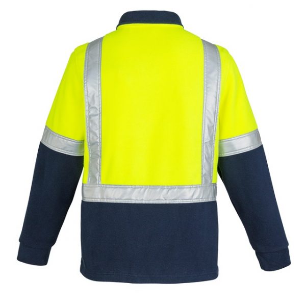 Syzmik ZT462 Mens HiVis Polar Fleece Jumper Shoulder Tape - Image 3
