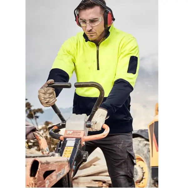 Syzmik ZT476 Unisex HiVis Half Zip Hoodie